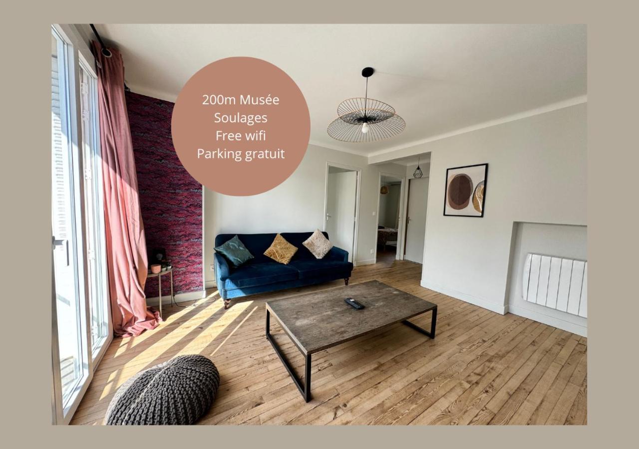 Le 122 - Parking Appartement Rodez Buitenkant foto